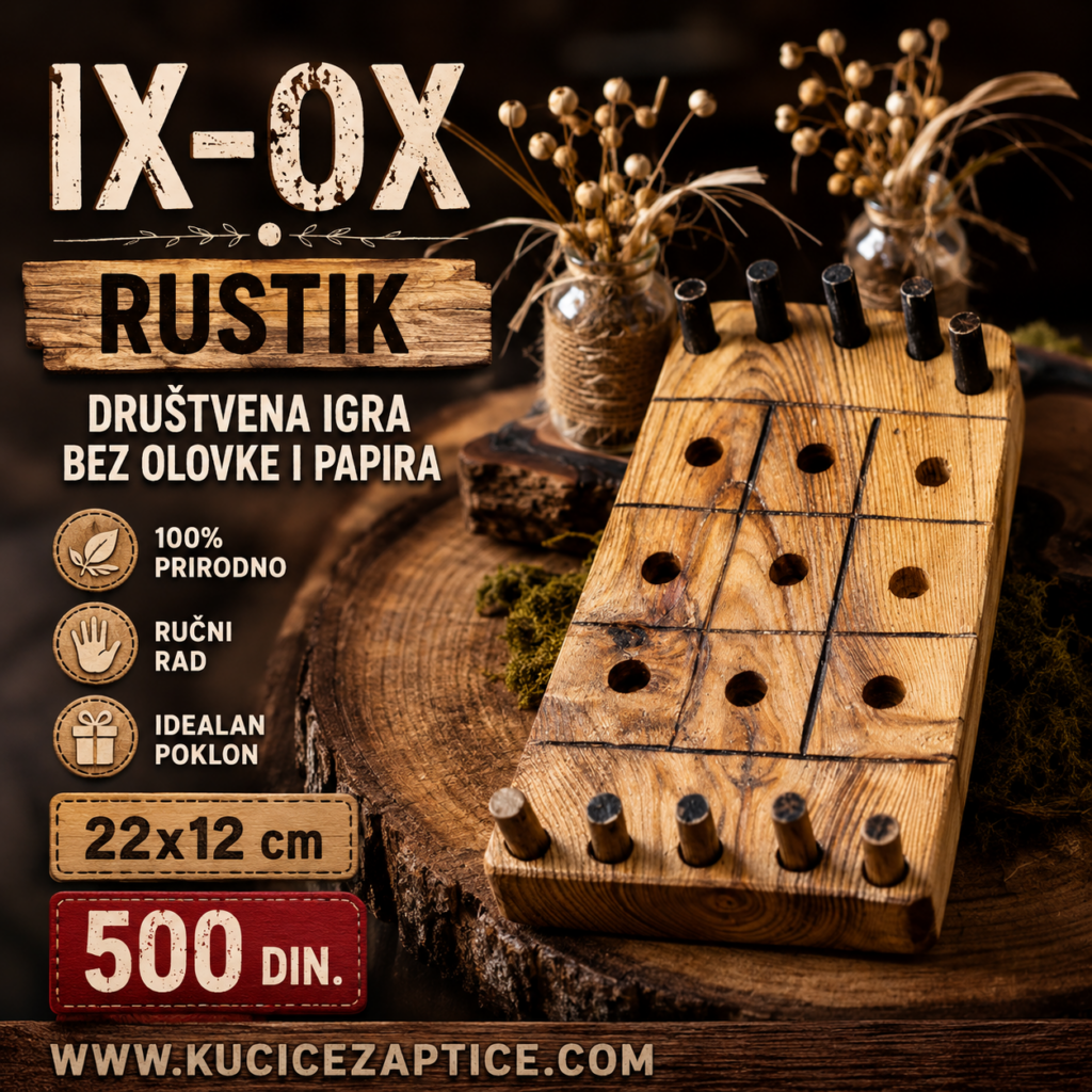 RUSTIK - DRUŠTVENA IGRA IX OX