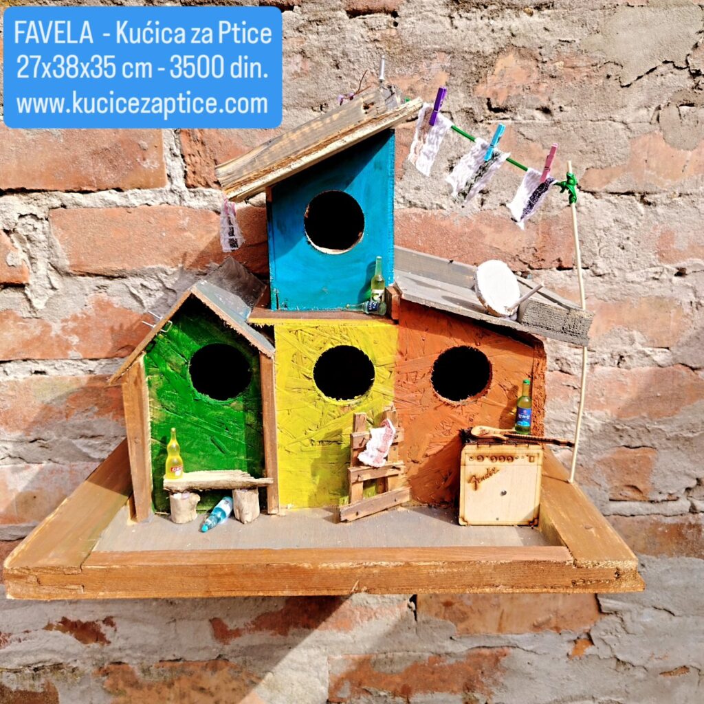 Kućica za ptice - FAVELA
