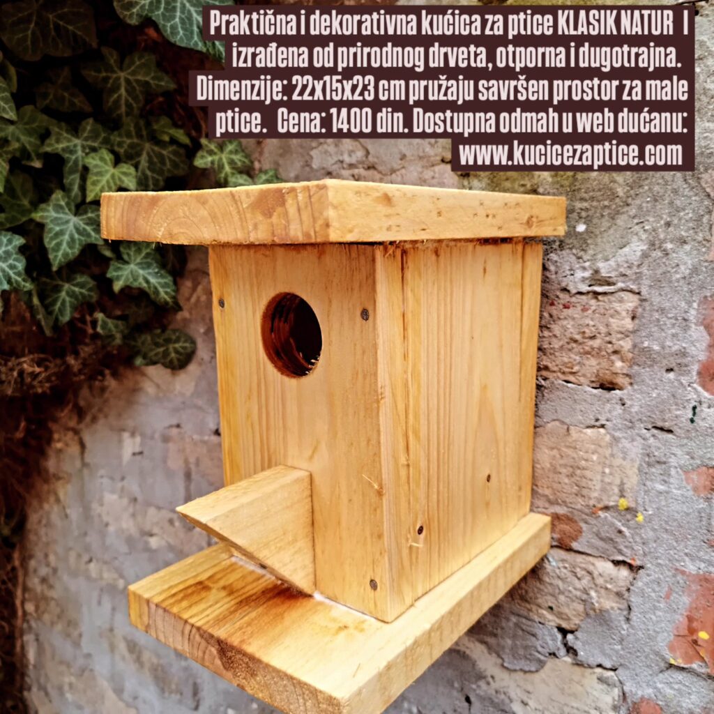 Kućica za ptice - KLASIK NATUR I