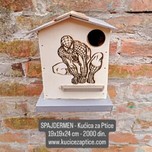 Kućica za ptice - SPAJDERMEN