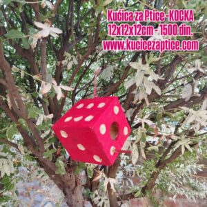 Kućica za ptice - KOCKA