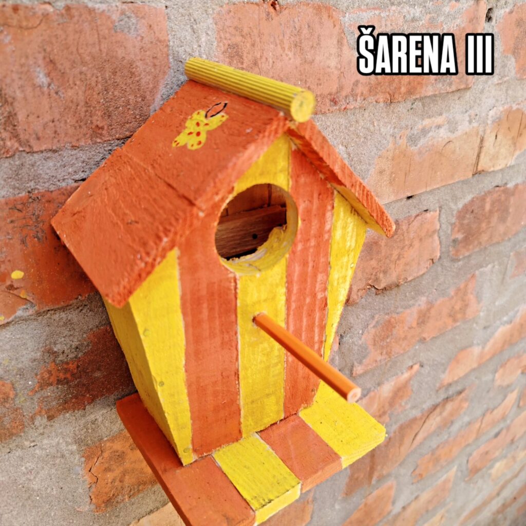 Kućica za ptice - ŠARENA III