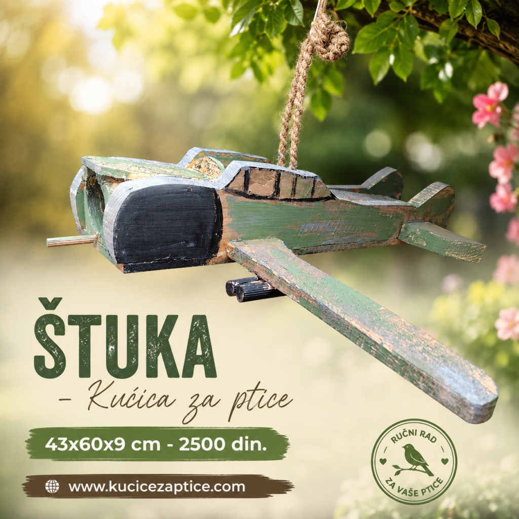 Kućica za ptice - ŠTUKA